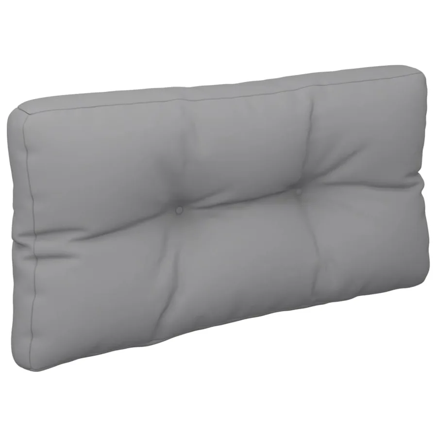 Coussins de palette lot de 2 gris tissu - 5