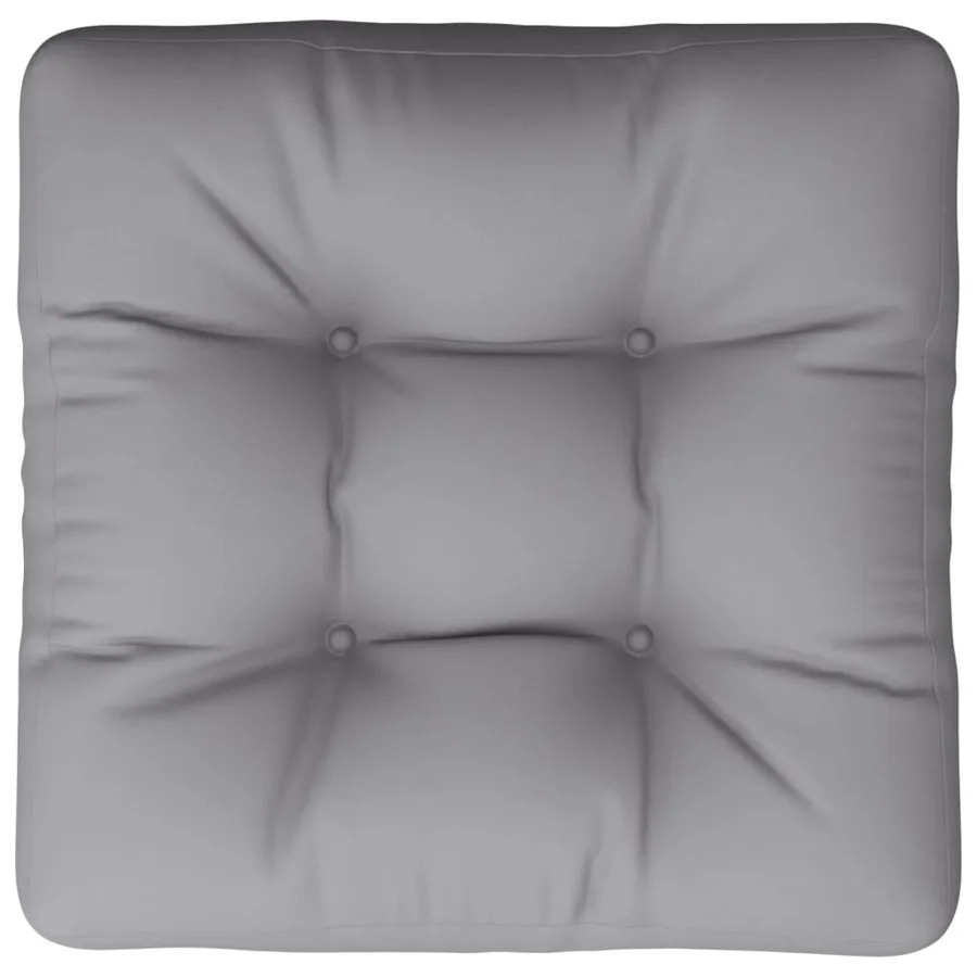 Coussin de palette gris tissu - 6