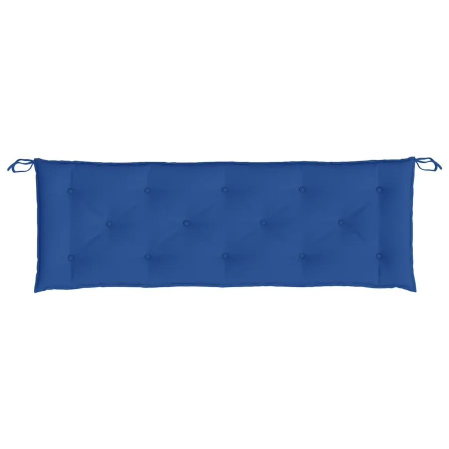 Coussins de banc jardin lot de 2 bleu 150x50x7 cm tissu Oxford - 6