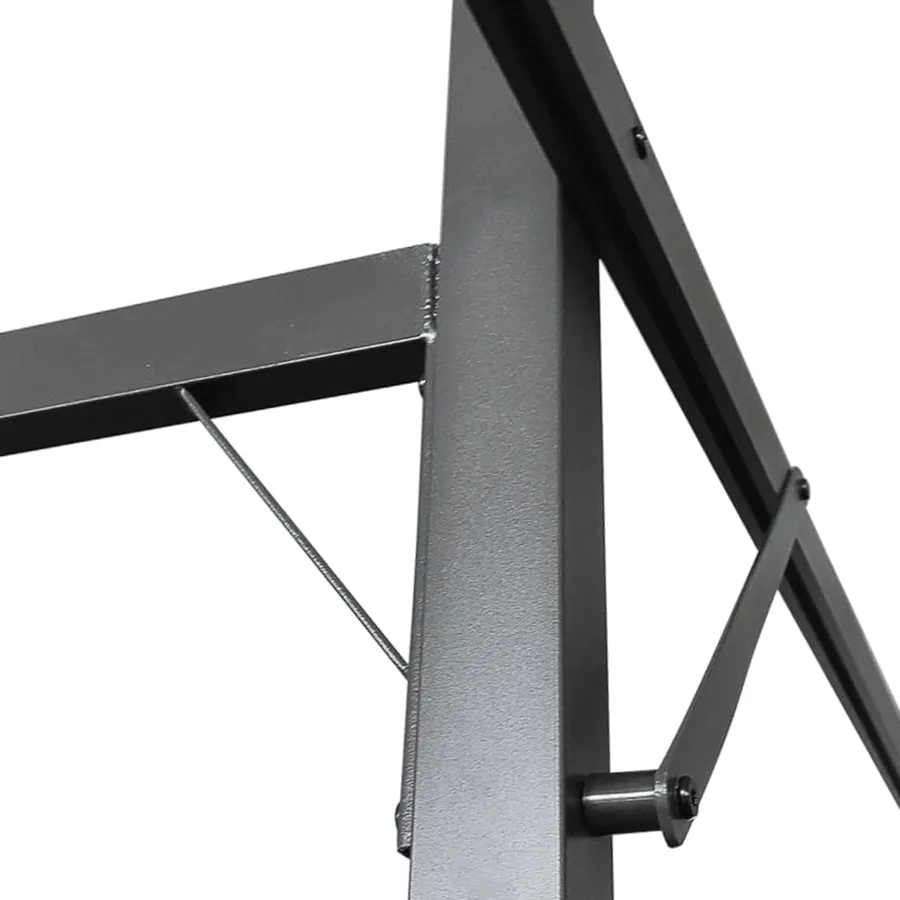 Pergola avec toit rétractable taupe 589x292x230 cm - 7