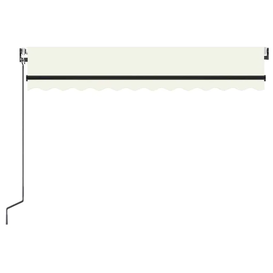 Auvent rétractable automatique 300x250 cm Crème - 4
