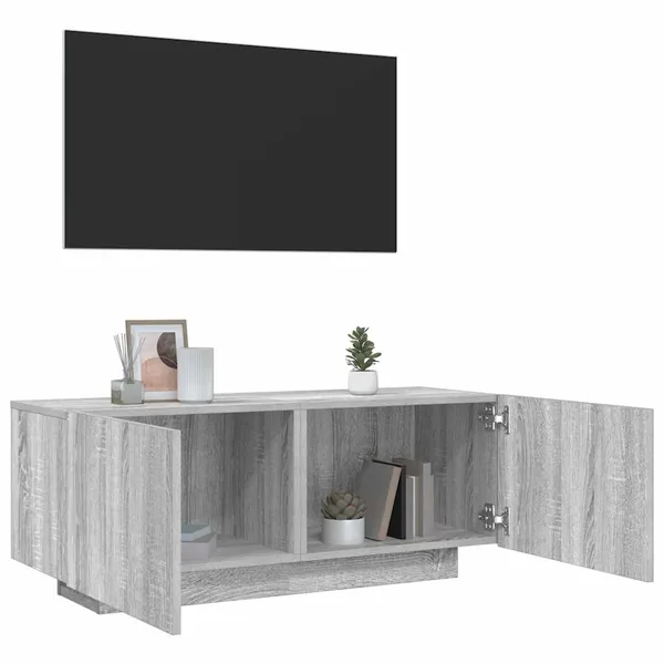 Meuble TV Sonoma gris 100x35x40 cm Bois d'ingénierie