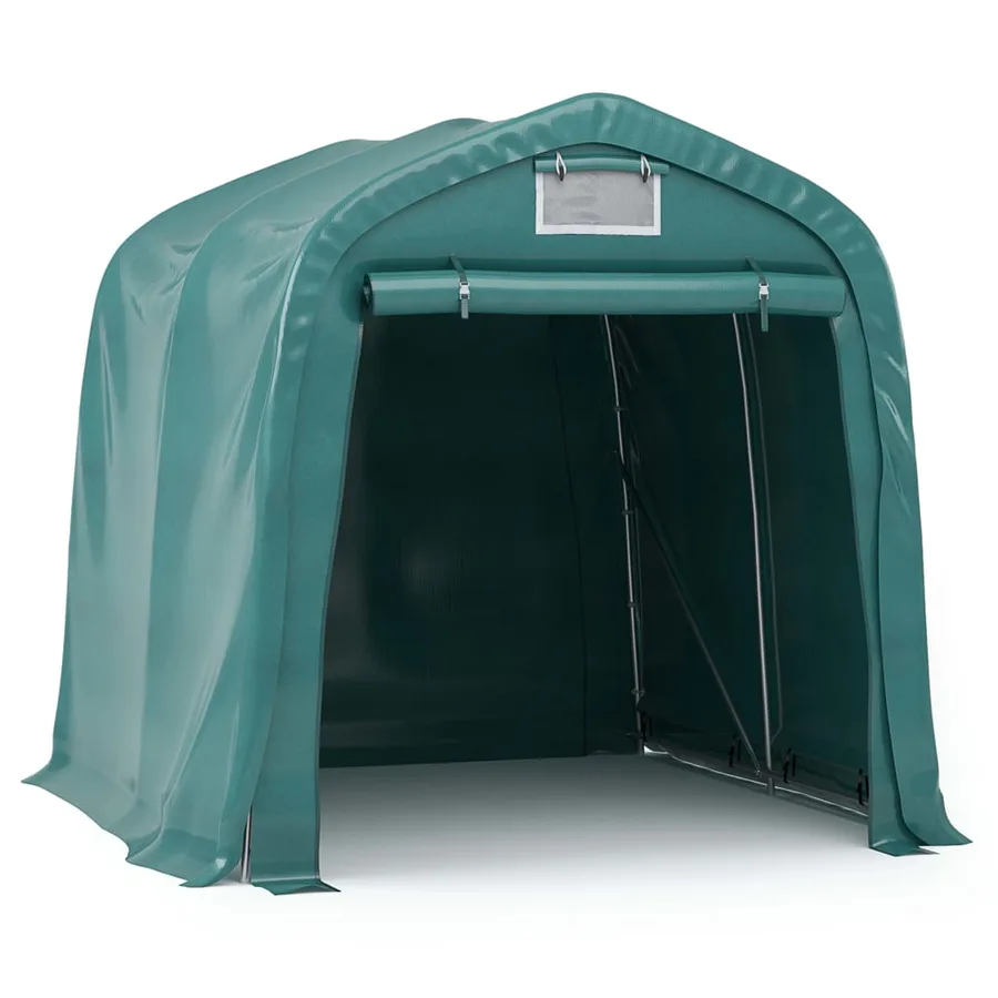 Tente de garage PVC 1,6x2,4 m Vert - 2