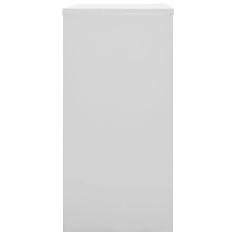 Armoires à casiers 2 pcs Gris clair et vert 90x45x92,5 cm Acier - 4