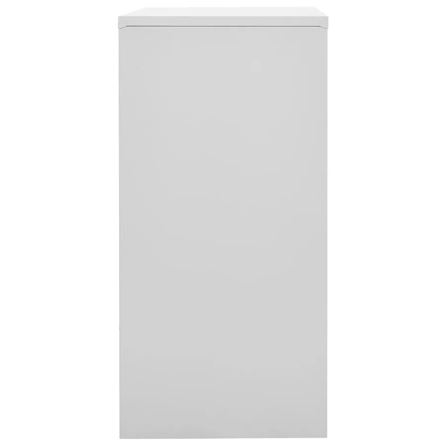 Armoire à casiers Gris clair et vert 90x45x92,5 cm Acier - 3