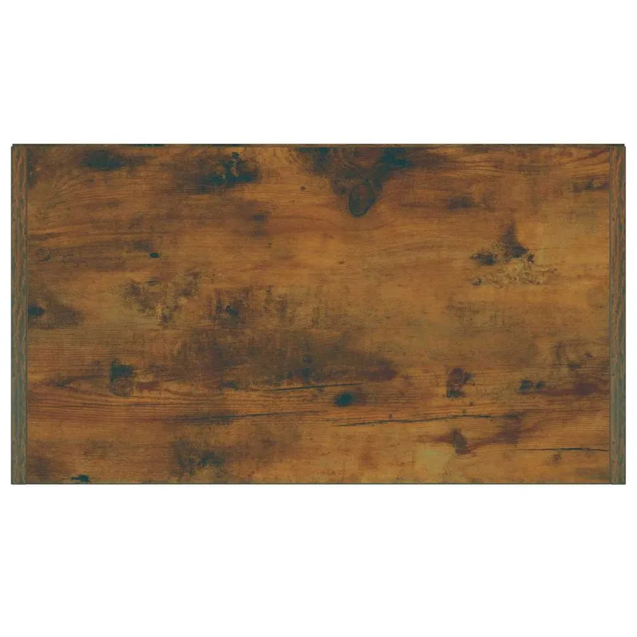Armoire de bain Chêne fumé 60x33x80 cm Bois d'ingénierie - 8