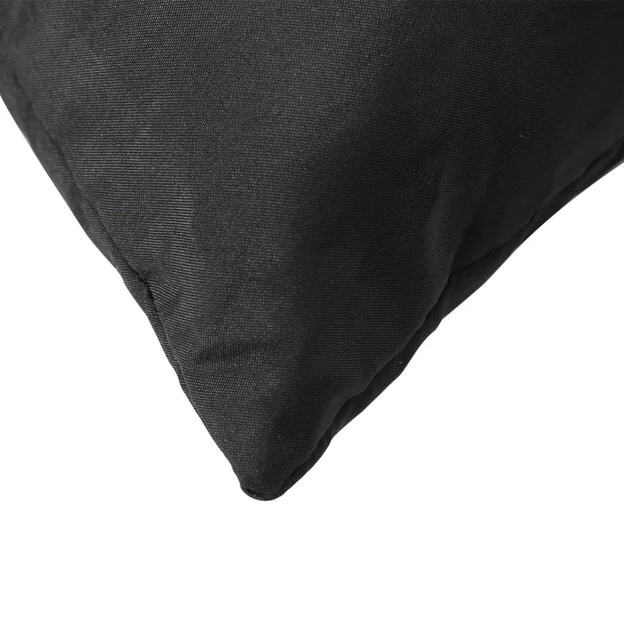 Coussins de palette lot de 3 noir tissu oxford - 7