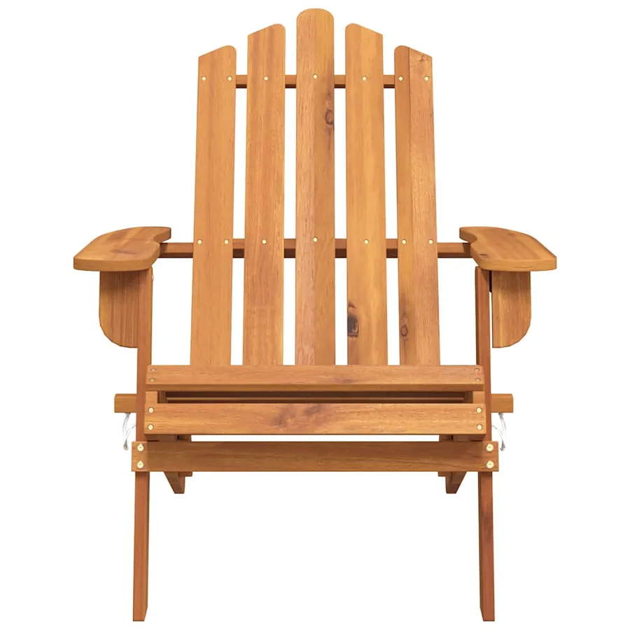 Chaise de jardin Adirondack Bois d'acacia massif - 4