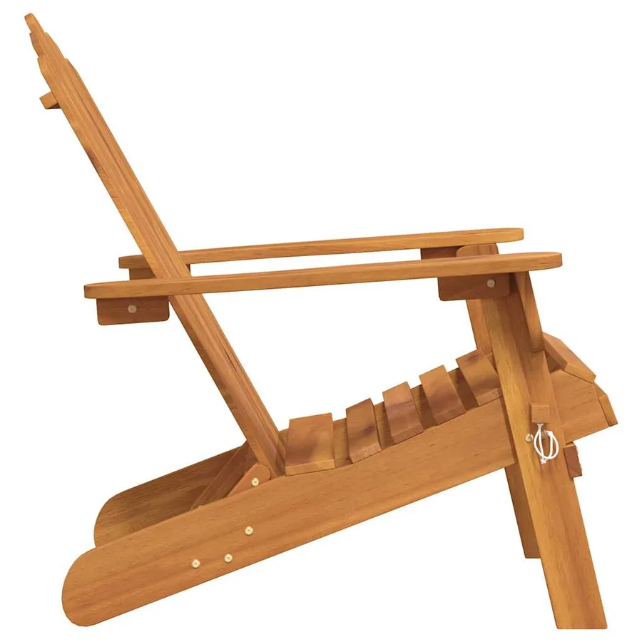Chaise de jardin Adirondack Bois d'acacia massif - 5