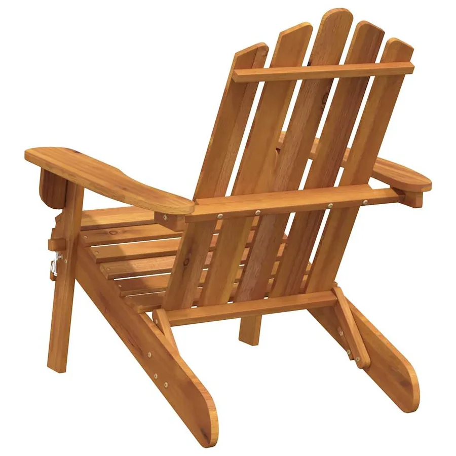 Chaise de jardin Adirondack Bois d'acacia massif - 6