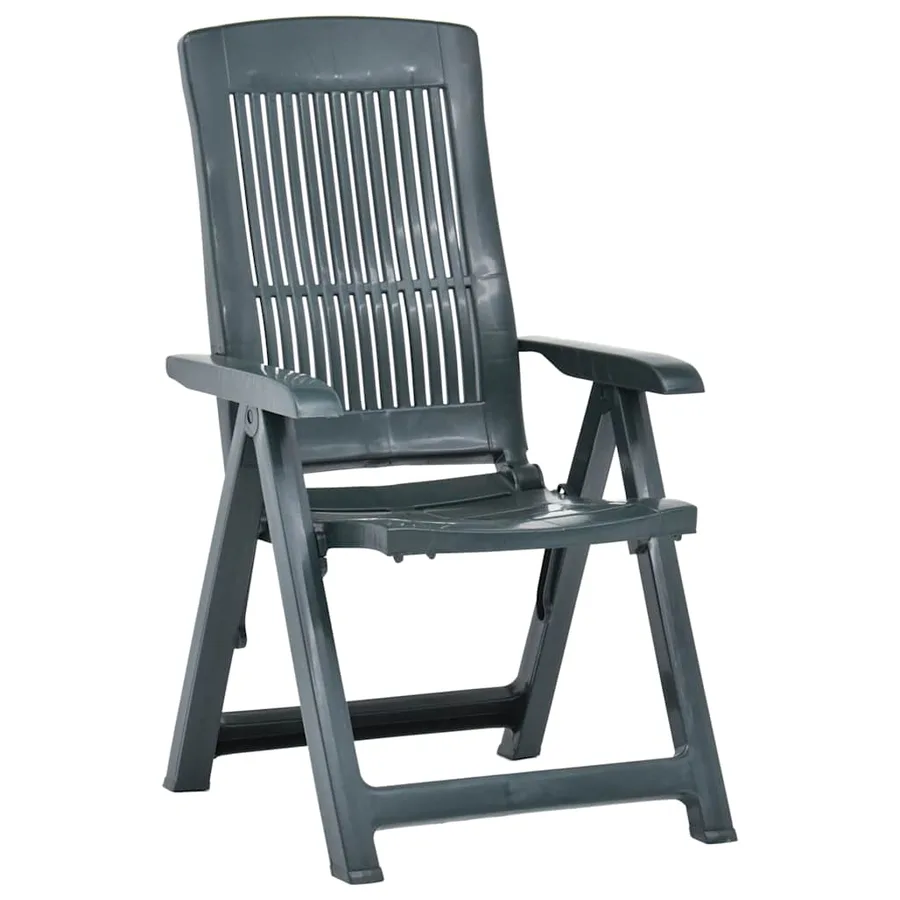 Chaises inclinables de jardin lot de 2 Plastique Anthracite - 11