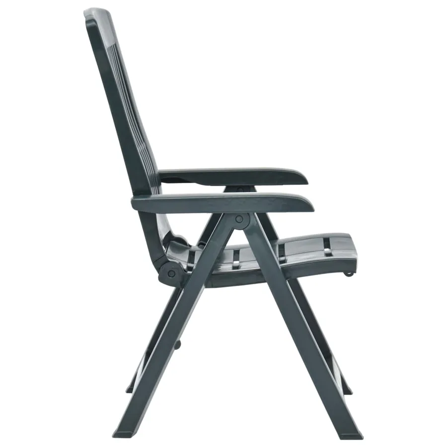 Chaises inclinables de jardin lot de 2 Plastique Anthracite - 13