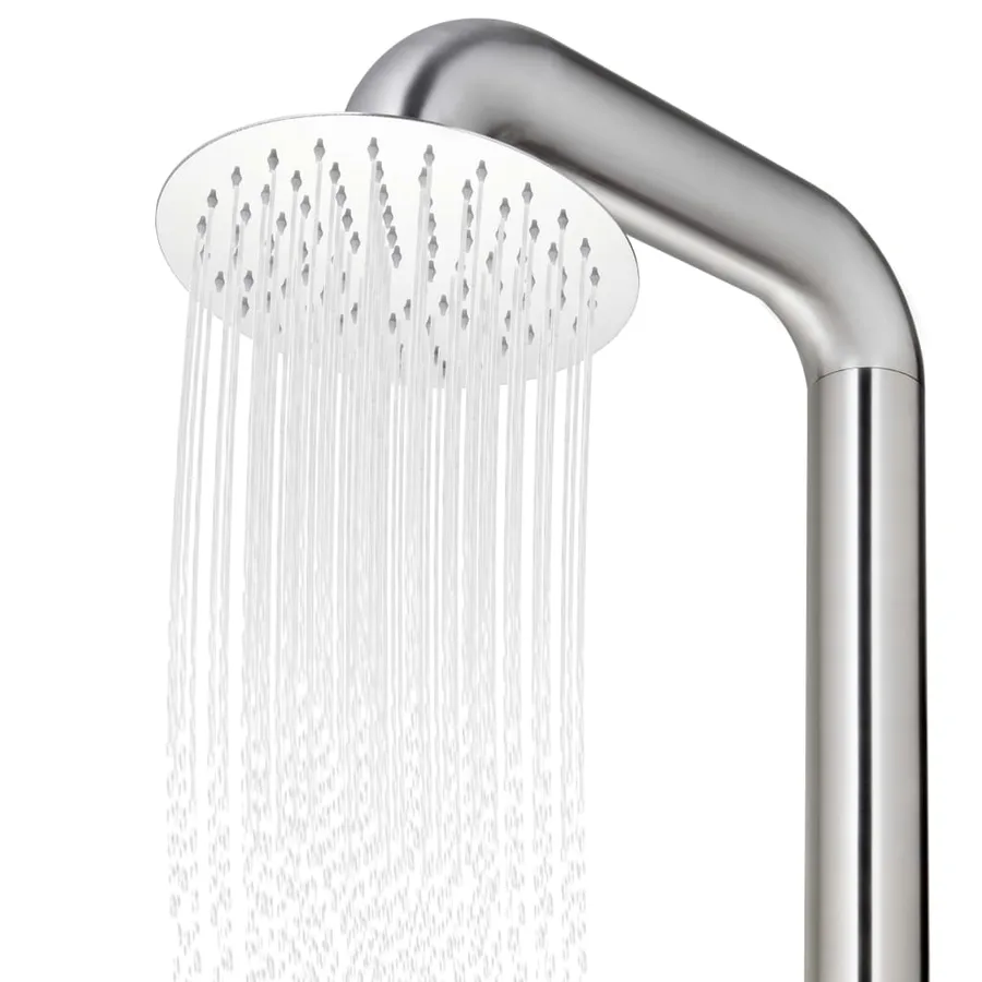 Douche de jardin 225 cm Acier inoxydable - 7