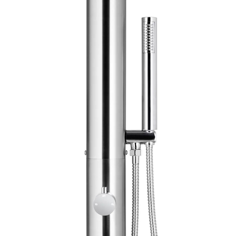 Douche de jardin 225 cm Acier inoxydable - 8