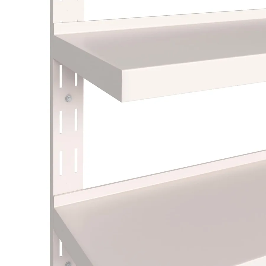 Étagères murales flottantes à 2 niveaux 2 pcs Inox 200x30 cm - 5