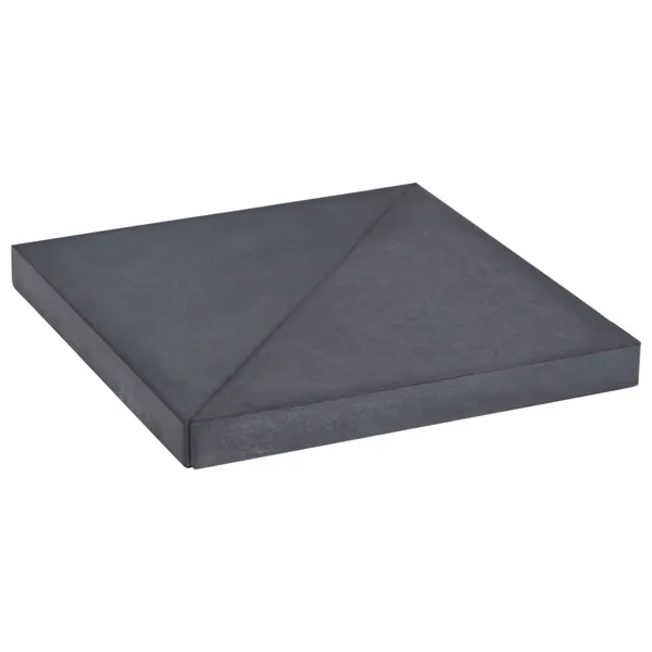 Plaque de poids de parasol Noir Granite Carré 15 kg