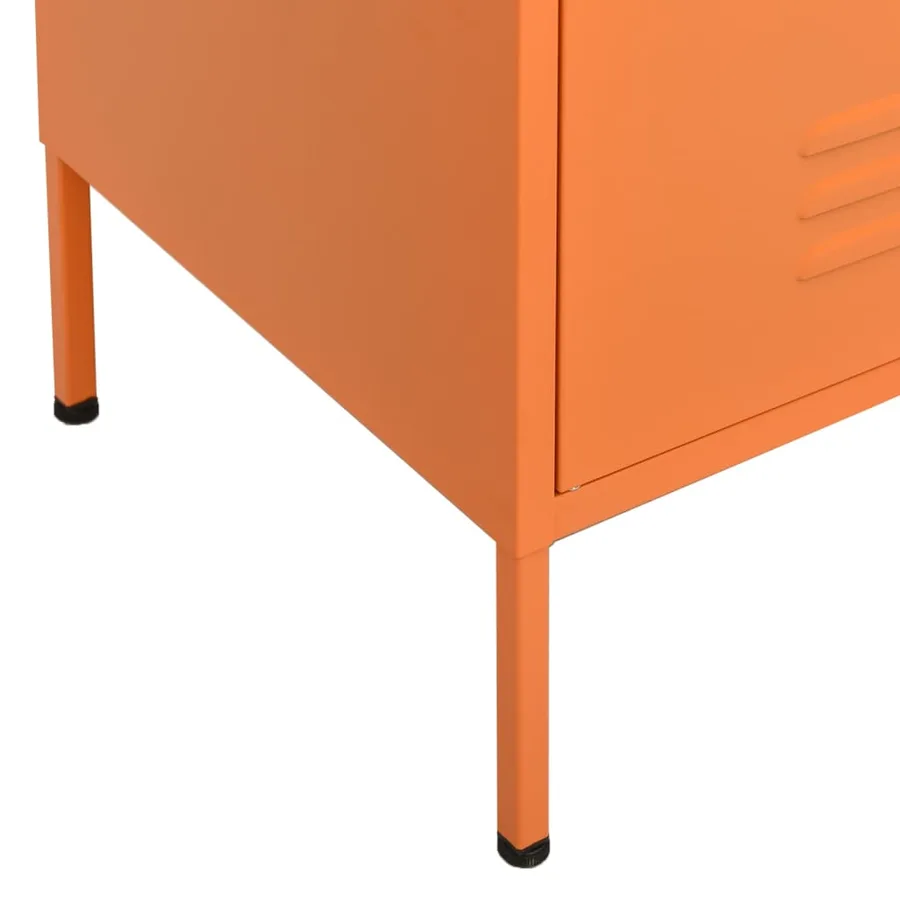 Armoire de rangement Orange 80x35x101,5 cm Acier - 7