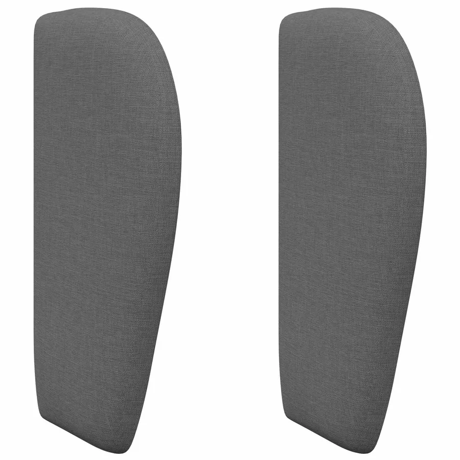 Oreille de tête de lit Gris Foncé 40 x 23 x 6 cm tissu - 2