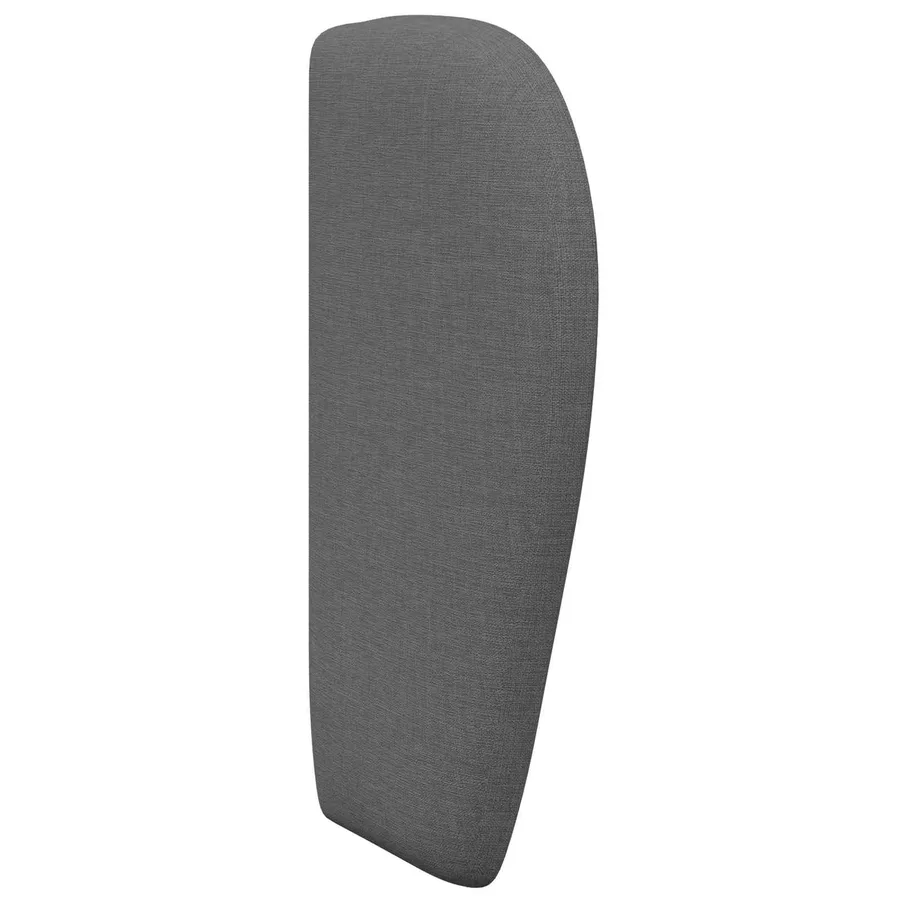 Oreille de tête de lit Gris Foncé 40 x 23 x 6 cm tissu - 5