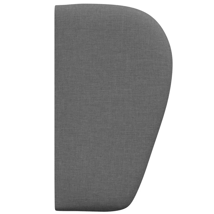 Oreille de tête de lit Gris Foncé 40 x 23 x 6 cm tissu - 7