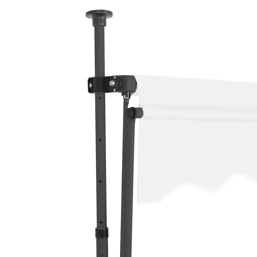 Auvent manuel rétractable avec LED 350 cm Crème - 4