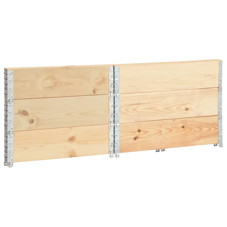 Jardinières surélevées 3 pcs 100x100 cm Bois de pin solide - 4