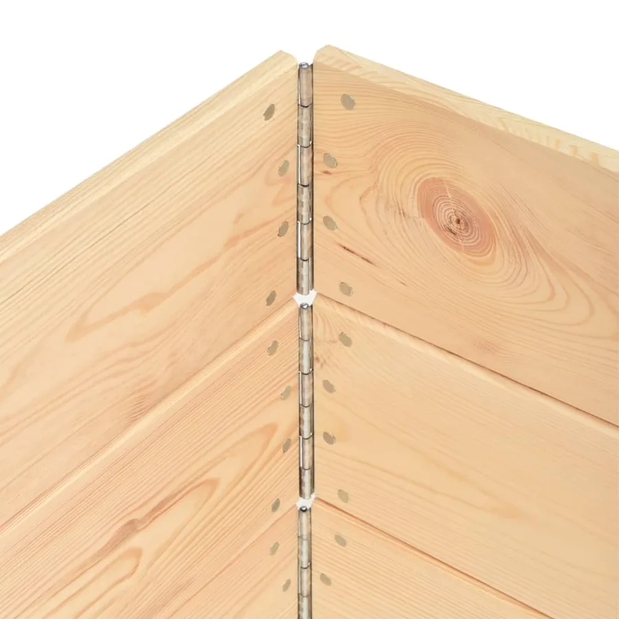 Jardinières surélevées 3 pcs 100x100 cm Bois de pin solide - 6
