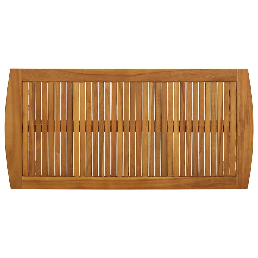 Table basse 102x50x43 cm Bois d'acacia solide - 4