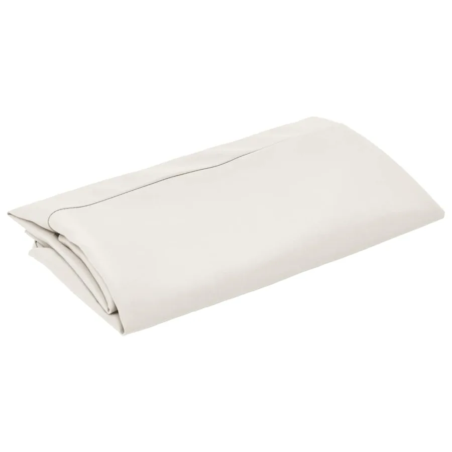 Tissu de remplacement pour parasol déporté blanc sable 300 cm - 3