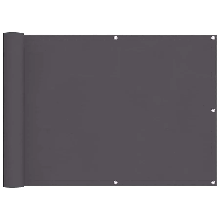 Écran de balcon Anthracite 75x300 cm Tissu Oxford - 2