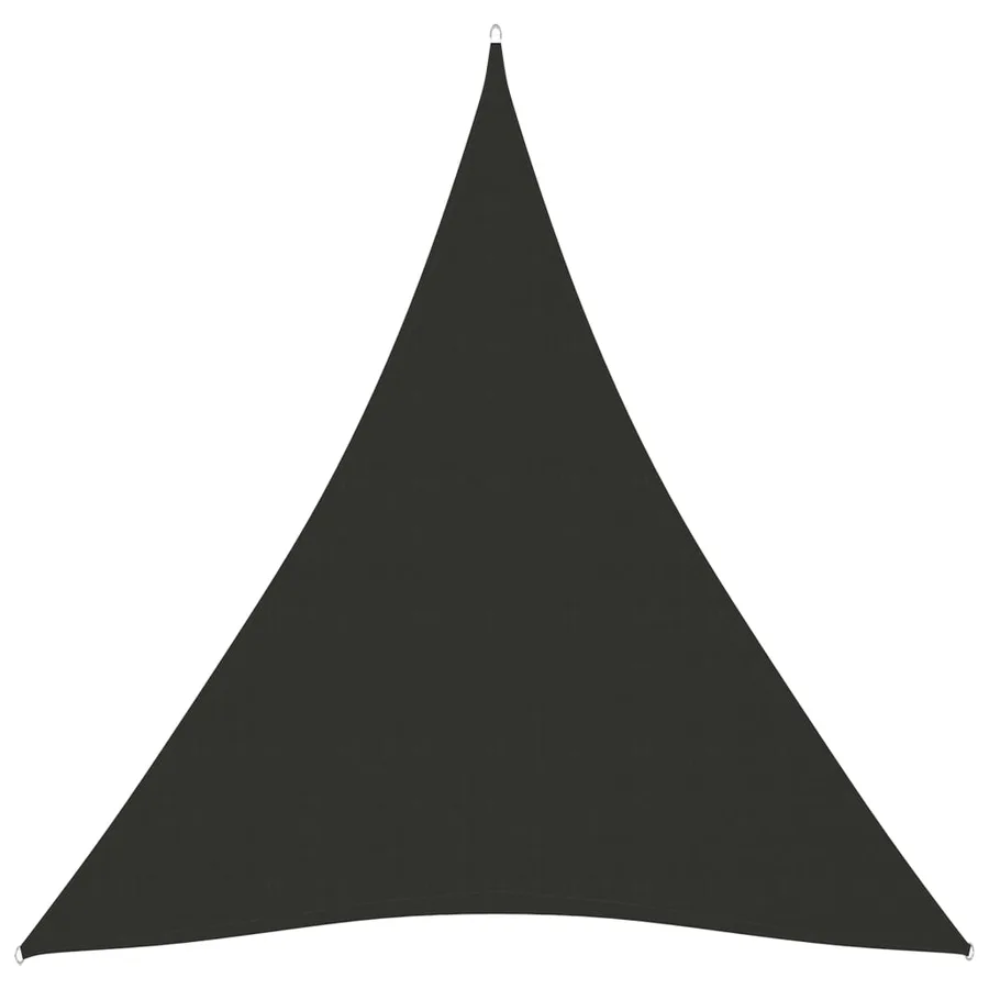Voile de parasol Tissu Oxford triangulaire 5x7x7 m Anthracite - 2