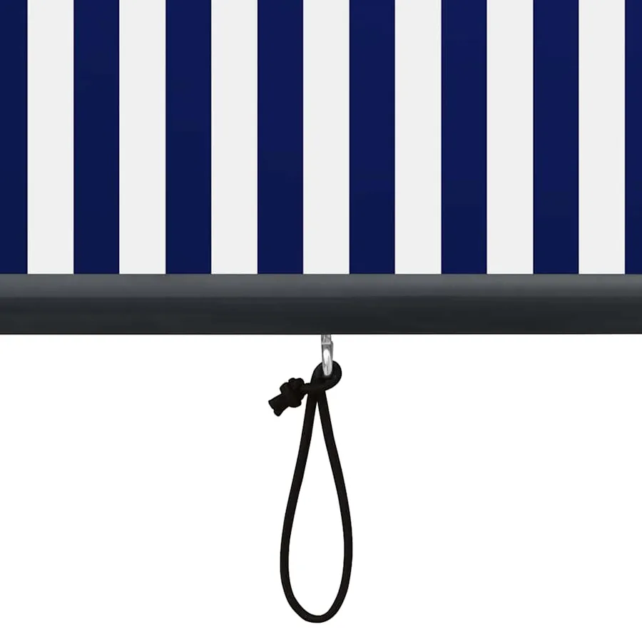 Store roulant d'extérieur 140x250 cm Bleu et blanc - 8