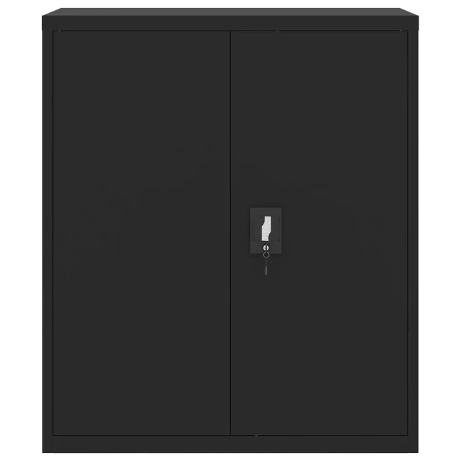 Classeur noir 90x40x145 cm acier - 8