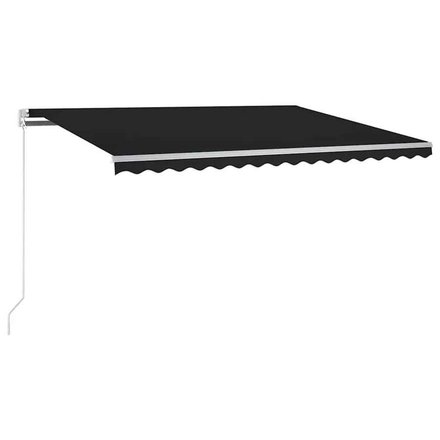 Auvent automatique capteur de vent et LED 350x250 cm Anthracite - 2