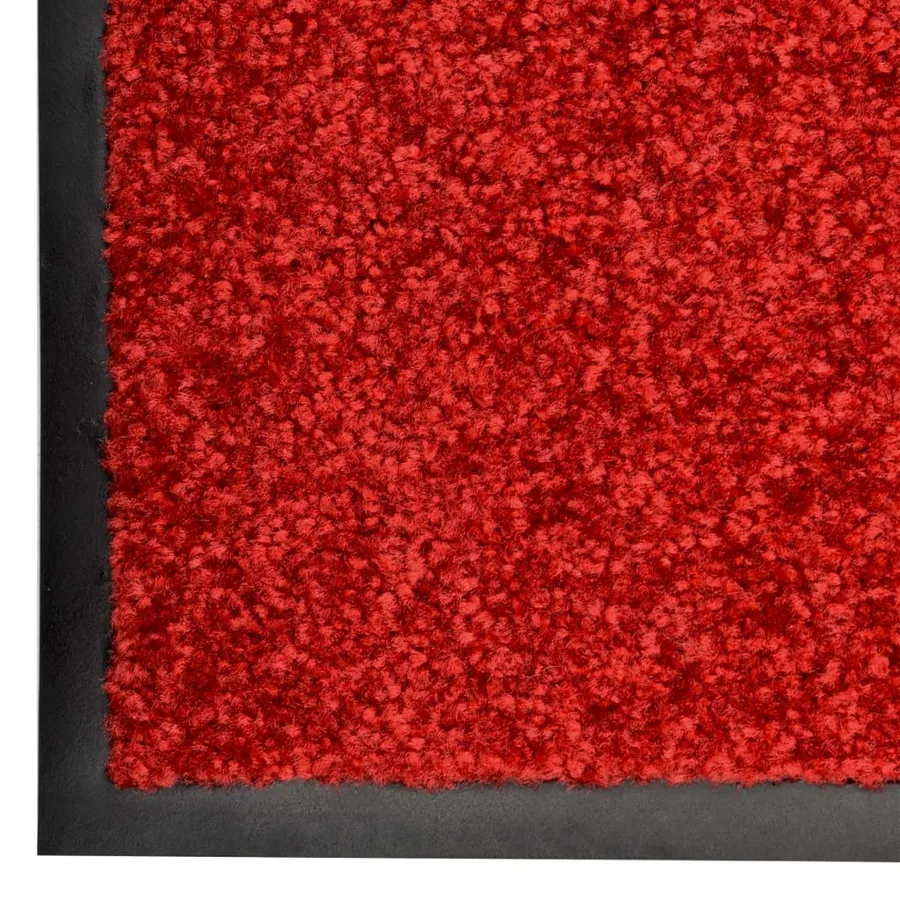 Paillasson lavable Rouge 90x150 cm - 5