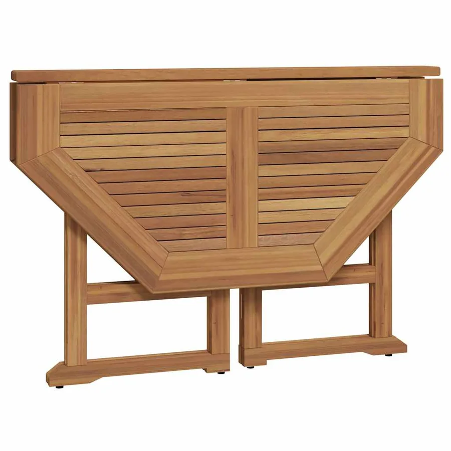 Ensemble à dîner d'extérieur pliable 5 pcs Bois solide de teck - 5