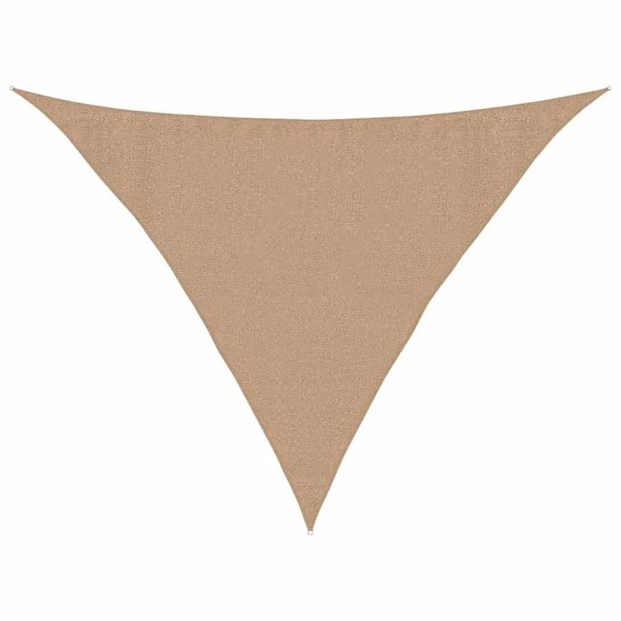 Voile d'ombrage 160 g/m² Taupe 3,5x3,5x4,9 m PEHD - 2