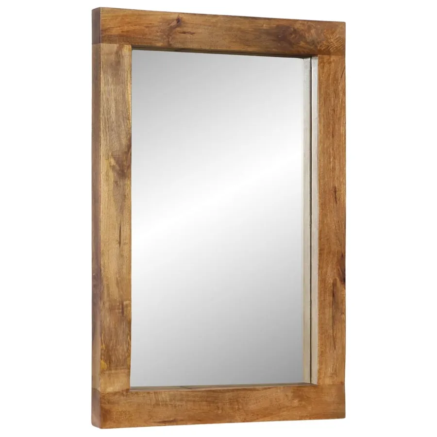 Ensemble de meubles salle de bain 2 pcs bois de manguier massif - 6