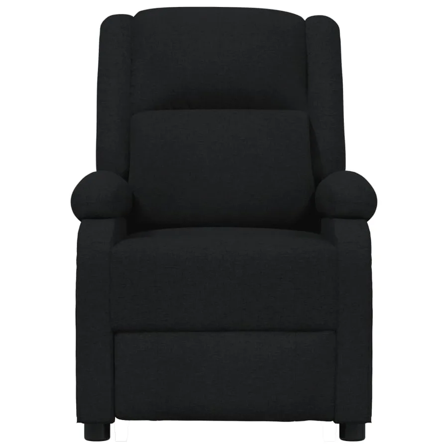 Fauteuil électrique de massage Noir Tissu - 4
