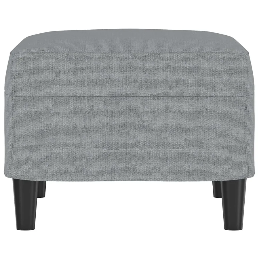 Repose-pied Gris clair 60x50x41 cm Tissu - 4