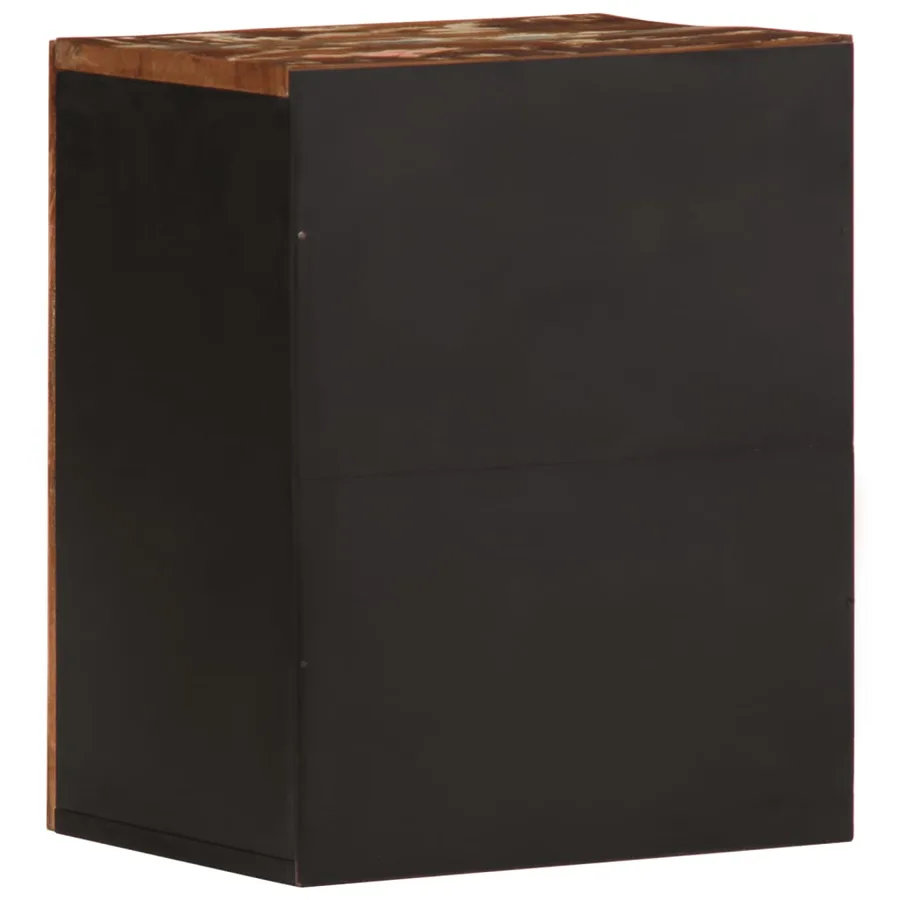 Armoire de salle de bain murale 38x33x48cm bois de récupération - 4
