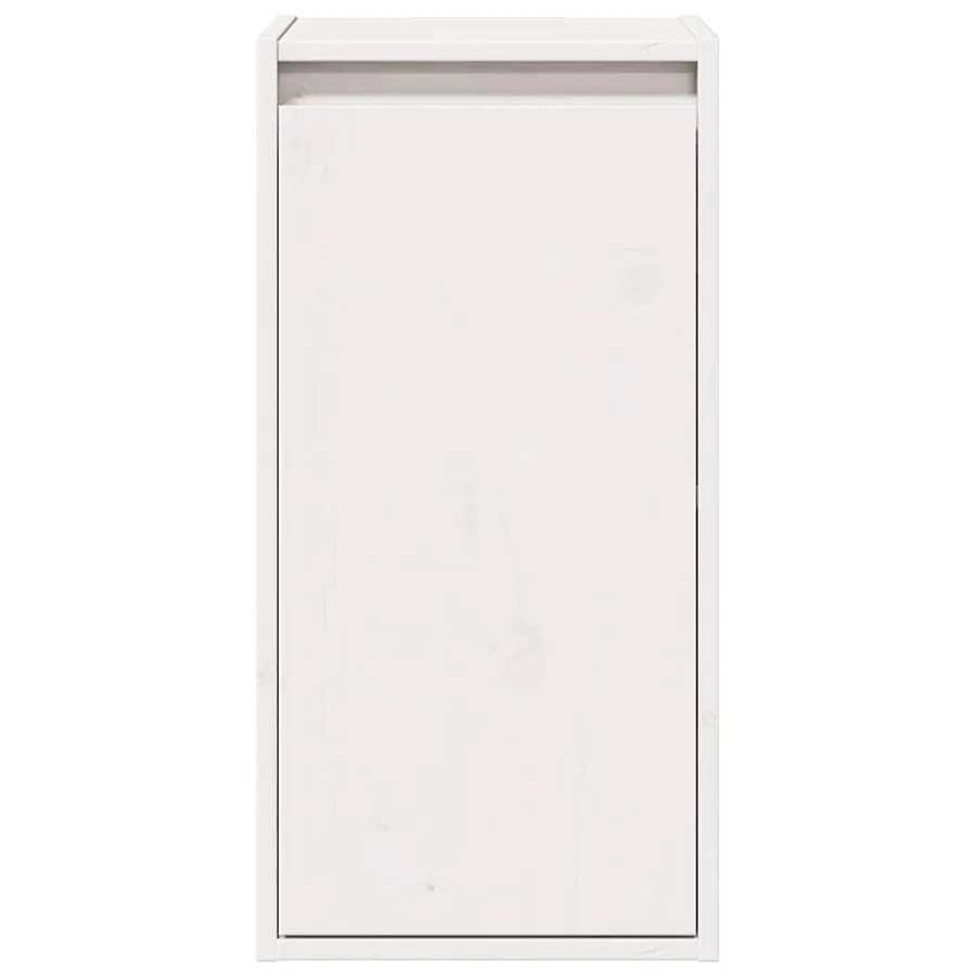 Armoires murales 2 pcs Blanc 30x30x60 cm Bois de pin massif - 5