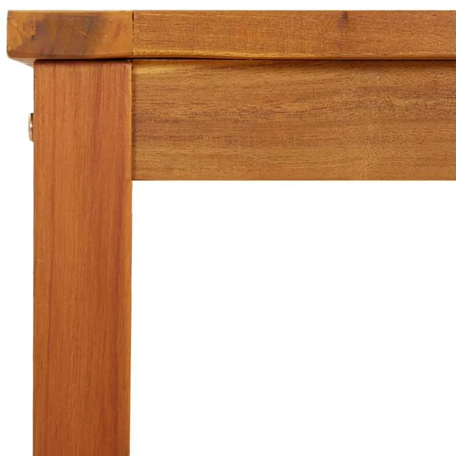 Banc de jardin 110x35x45 cm bois massif d'acacia - 6