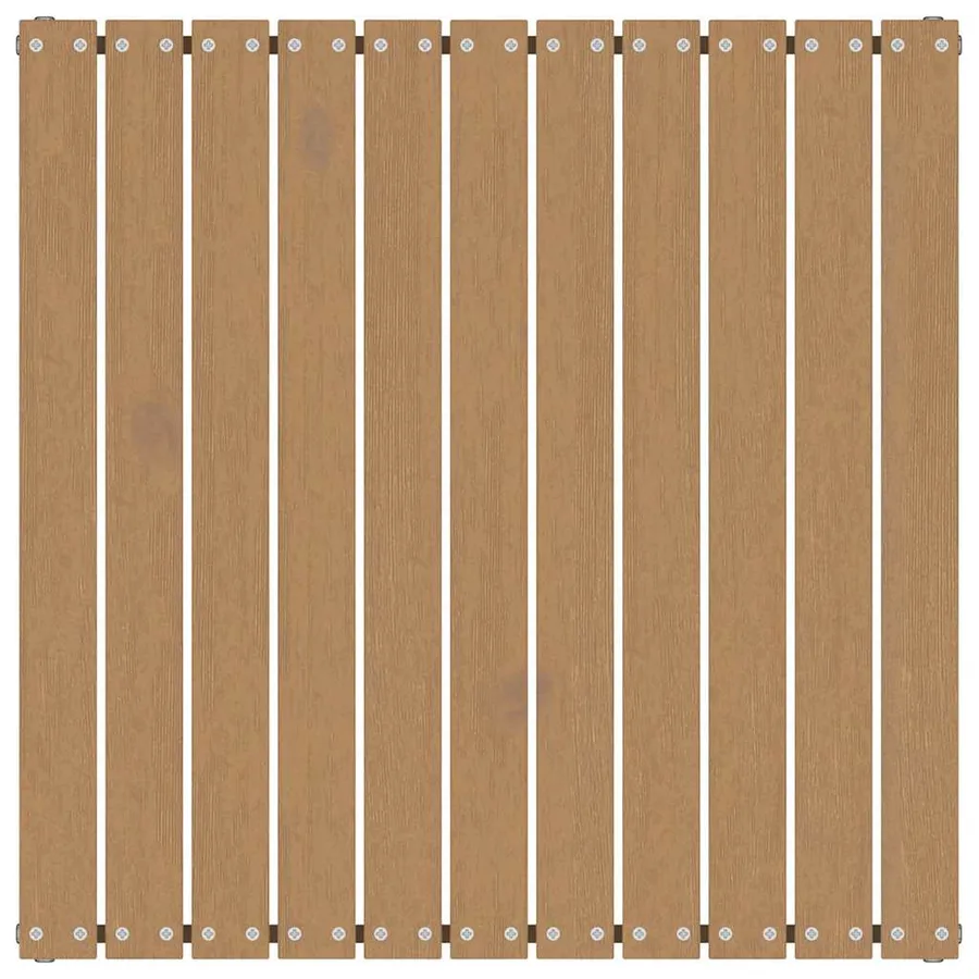 Salon de jardin 2 pcs avec coussins Marron miel Bois de pin - 6