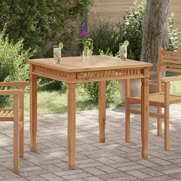 Table à dîner de jardin 80x80x80 cm Bois de teck solide