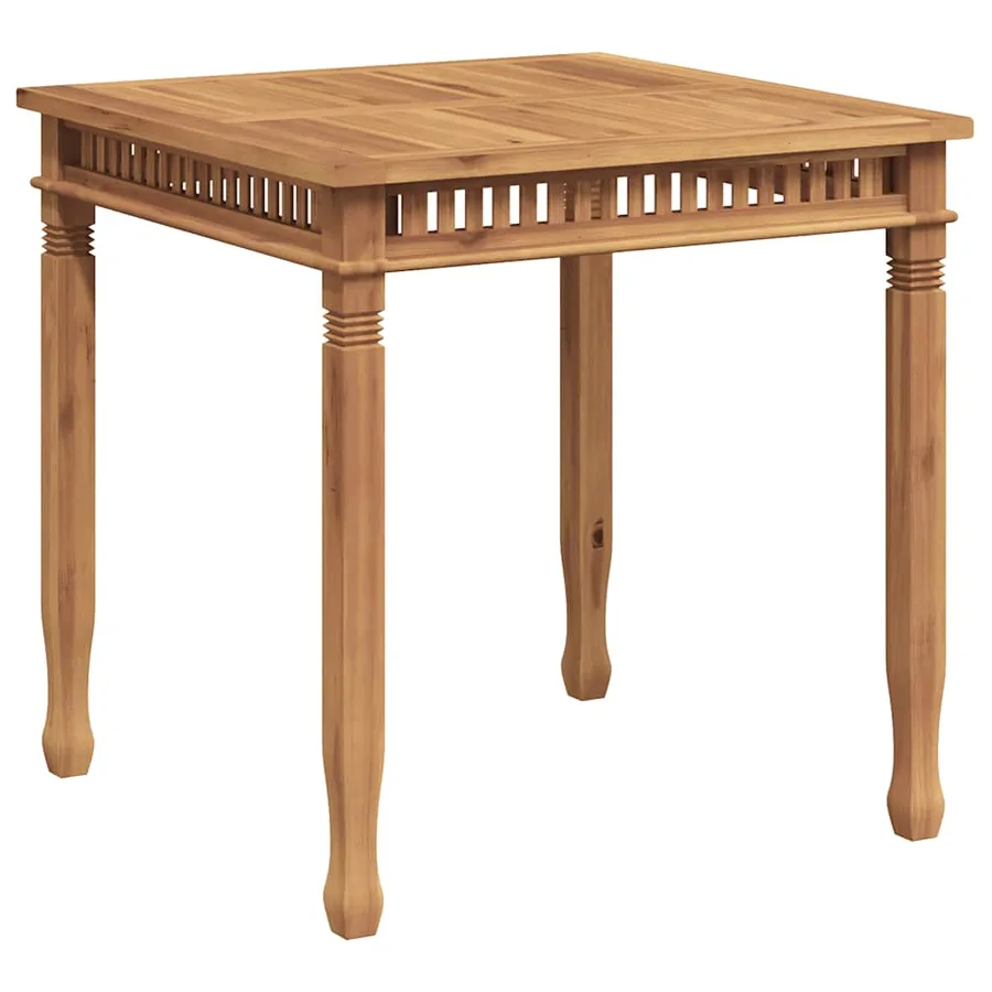 Table à dîner de jardin 80x80x80 cm Bois de teck solide - 2
