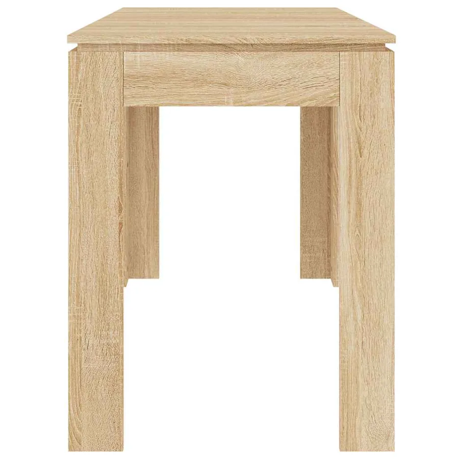 Table à manger Chêne sonoma 120x60x76 cm Bois d'ingénierie - 5