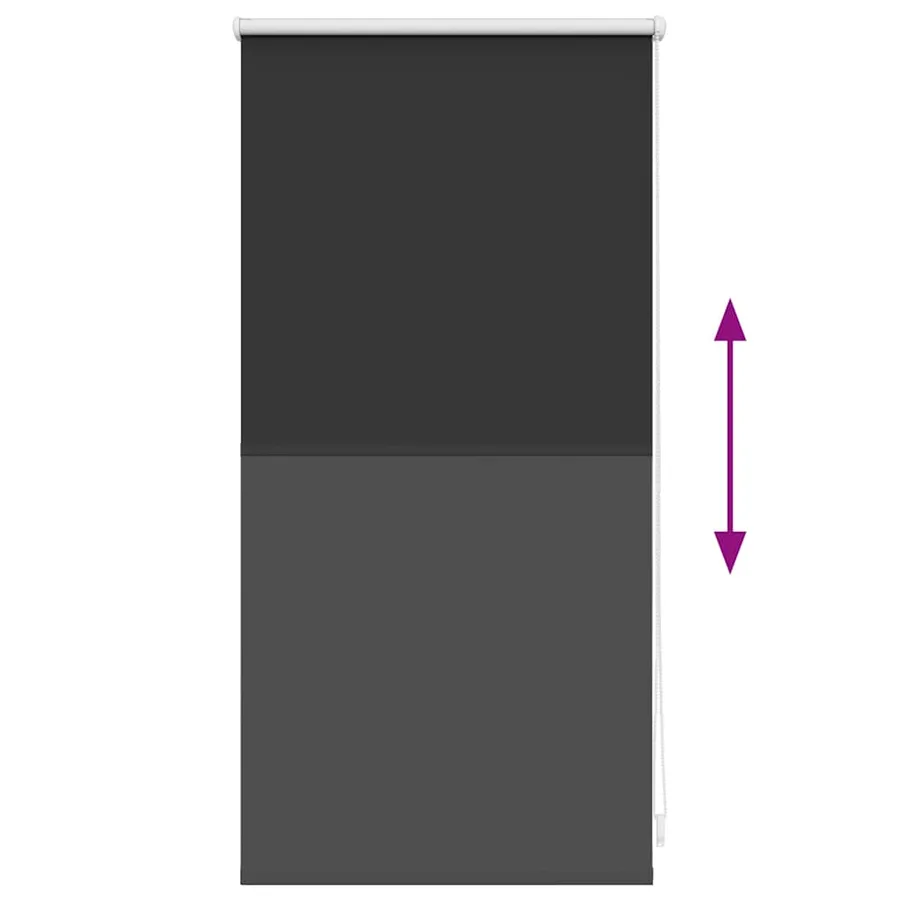 Store enrouleur occultant 44,4 x 100 cm, largeur du tissu 40 cm, noir - 9