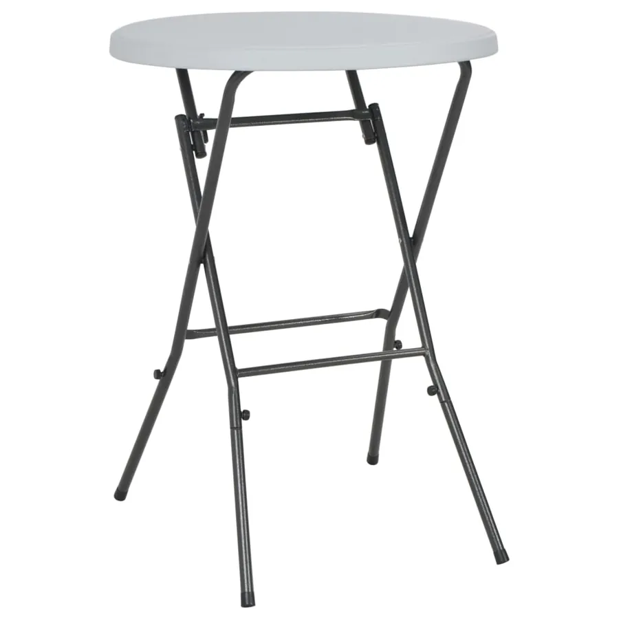 Table de bar pliante Blanc 80 x 110 cm PEHD