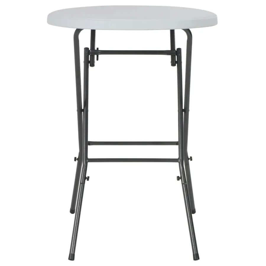 Table de bar pliante Blanc 80 x 110 cm PEHD - 3